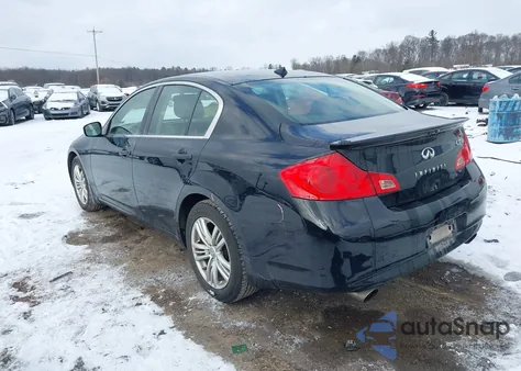 2013 Infiniti G37X из США, поврежденный, VIN JN1CV6AR4DM354006